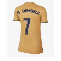 Fotbalové Dres Barcelona Ousmane Dembele #7 Dámské Venkovní 2022-23 Krátký Rukáv